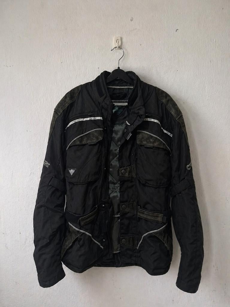 Cycle Spirit textiele motorjas - Zwart, Motoren, Kleding | Motorkleding, Ophalen, Cycle Spirit, Jas | textiel, Heren