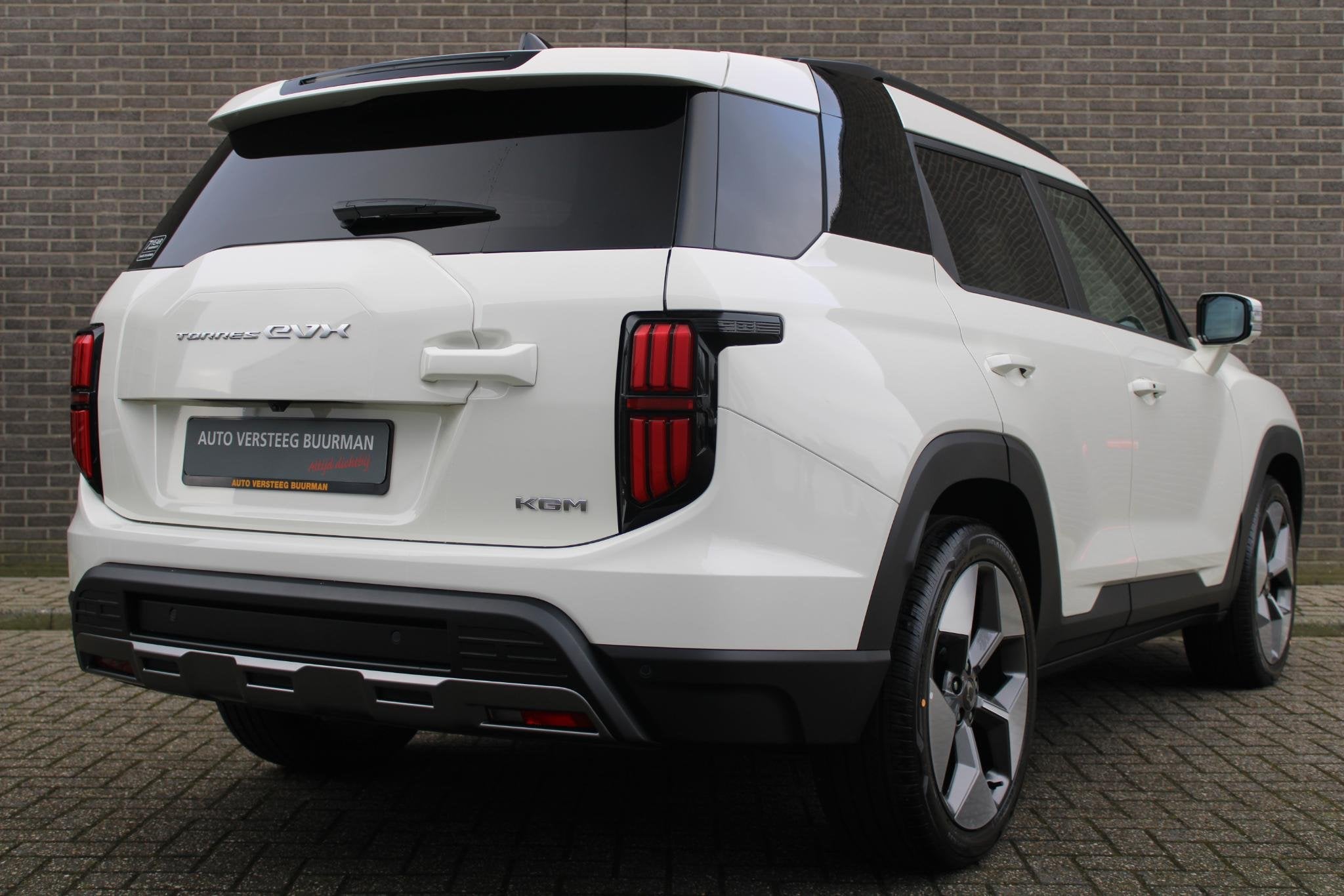 KGM Torres EVX VAN 80.6kWh - 2WD VAN uitvoering 7 jaar garan, Auto's, Jeep, 12 maanden, Wit, Leder, SUV of Terreinwagen