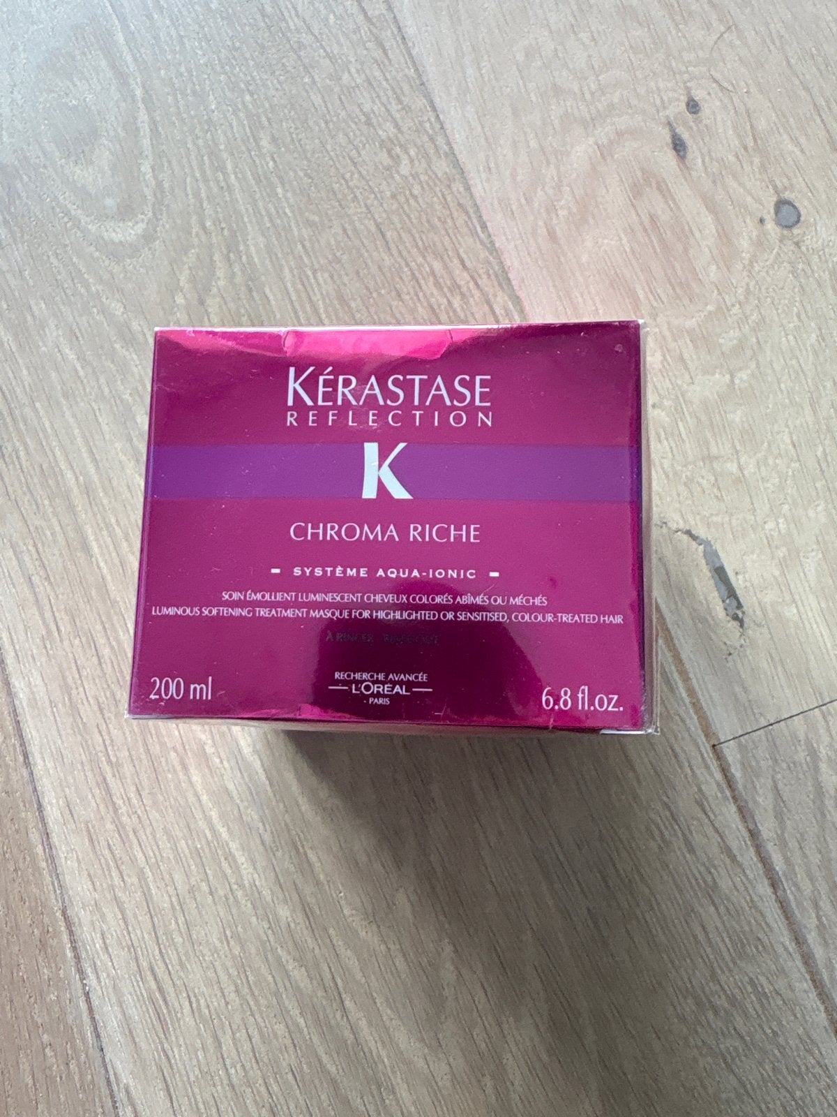 Kérastase Reflection Chroma Riche Haarmasker 200ml, Ophalen of Verzenden, Nieuw, Haarverzorger of -hersteller