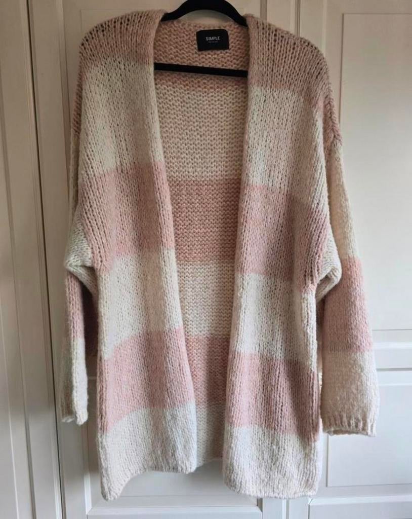 SIMPLE heerlijk oversized vest maat S, Maat 38/40 (M), Simple, Ophalen of Verzenden, Roze