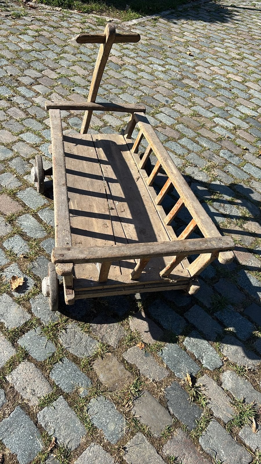 Opknapper vintage houten bolderkar - ideaal voor restauratie, Ophalen