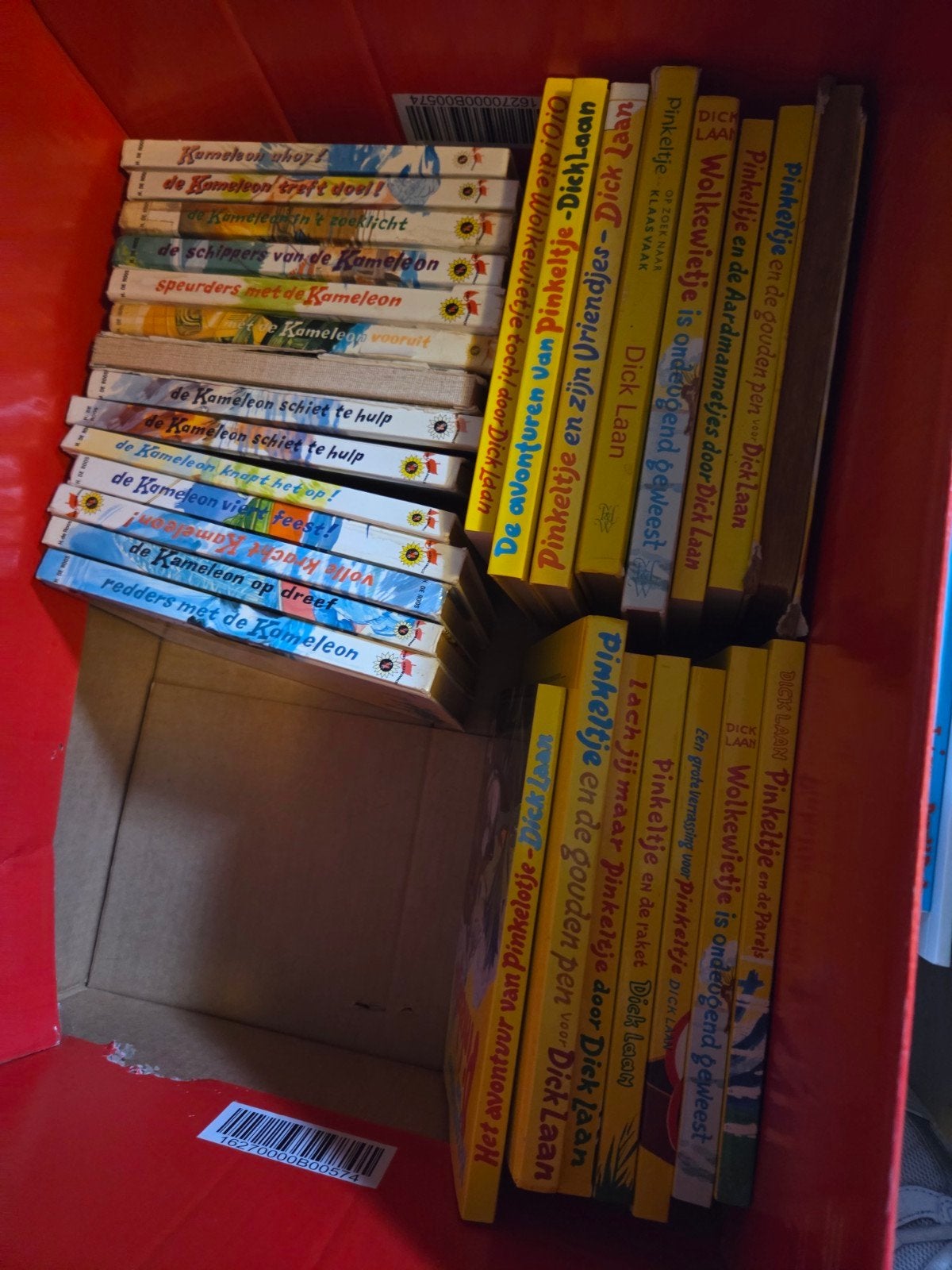 Grote collectie Pinkeltje en Kameleon boeken, Ophalen of Verzenden, Gelezen, Dick Laan, H. de Roos, Fictie algemeen