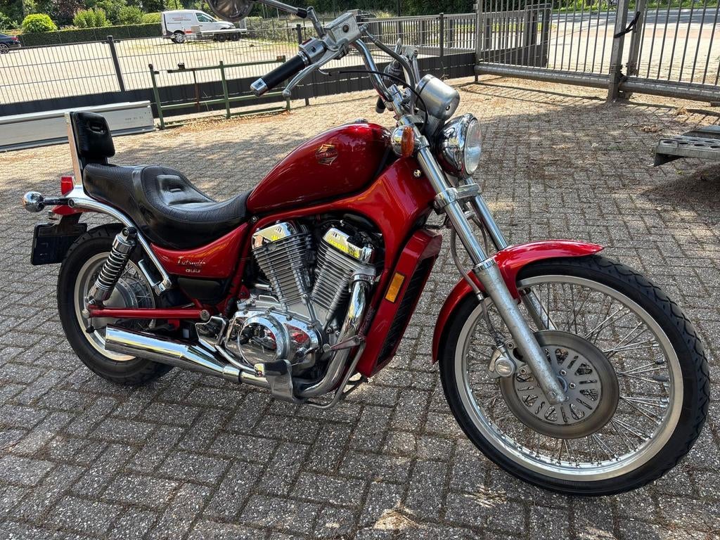 *VERKOCHT* SUZUKI VS 800 INTRUDER 1993 Rood Custom chopper 7, VS 800 INTRUDER, Chopper, Bedrijf, Onbekend