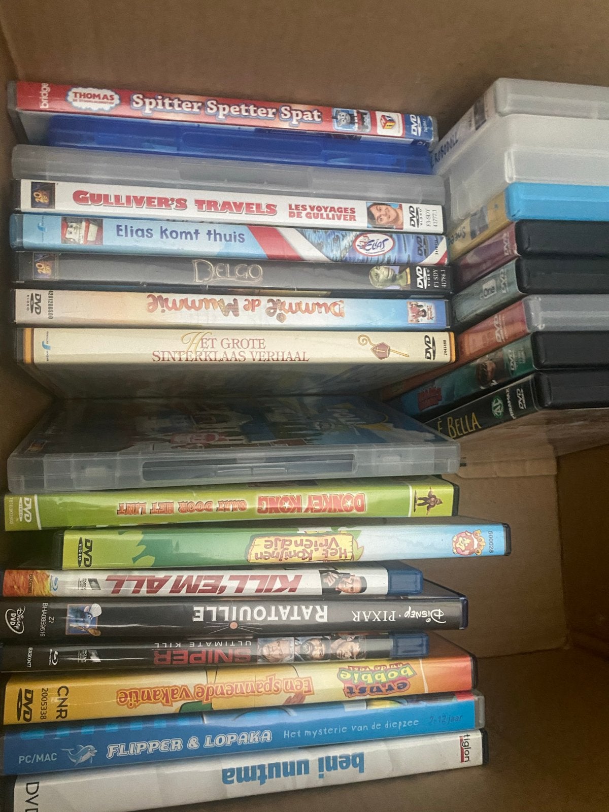 Grote collectie kinderfilms en series op DVD, Avontuur, Gebruikt, Alle leeftijden, Ophalen of Verzenden