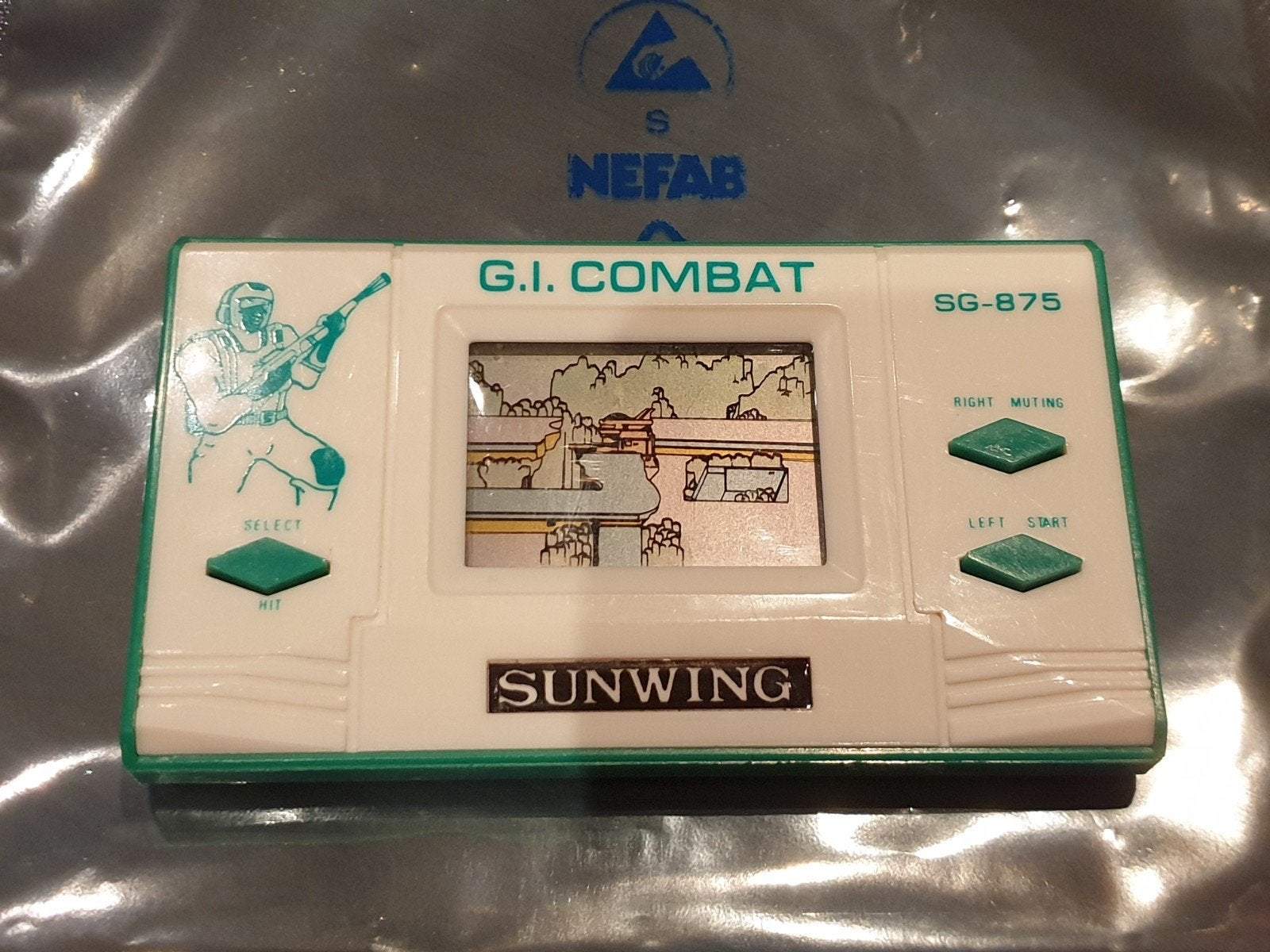 Sunwing G.I. Combat SG-875 Handheld Game - Vintage LCD, Ophalen of Verzenden, Overige merken, Zo goed als nieuw