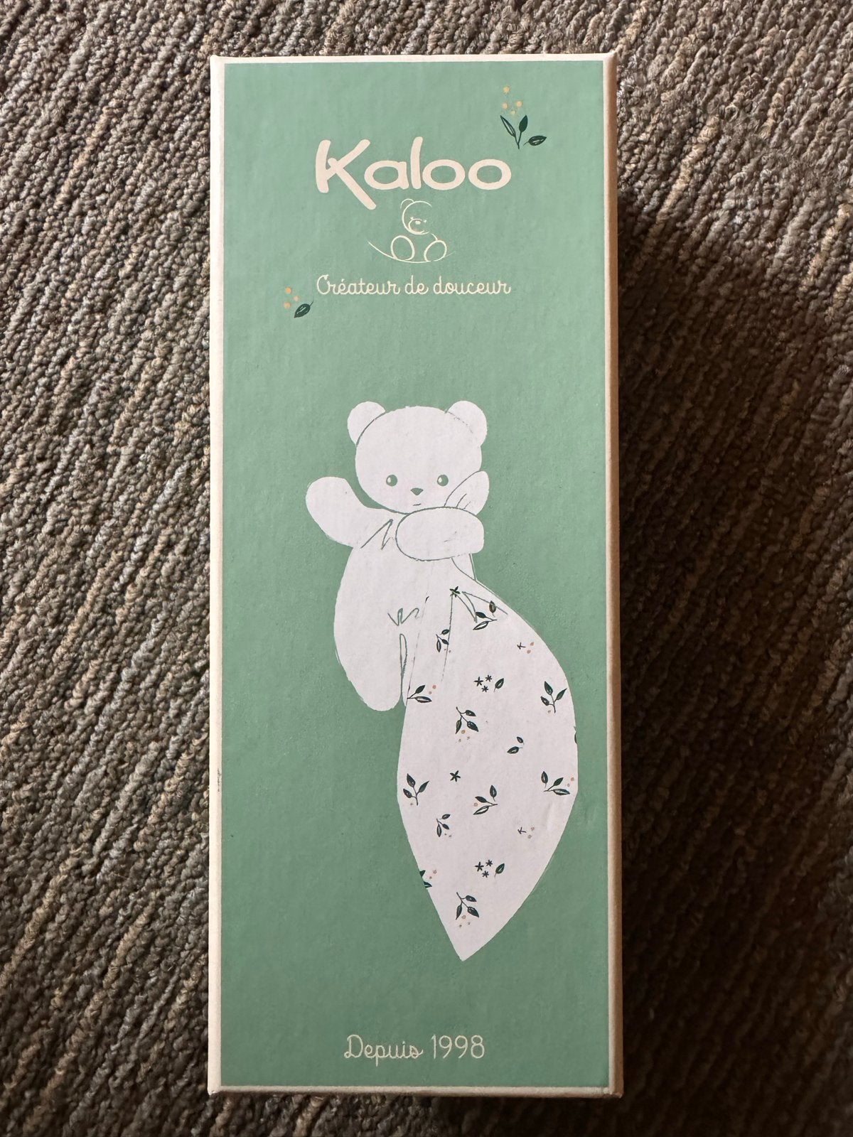 Kaloo Doudou Beer Knuffeldoekje - Nieuw in Doos, Met doos, Overige karakters, Nieuw, Ophalen of Verzenden