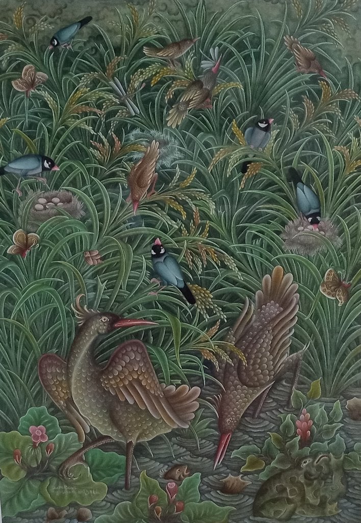 Schilderij Balinees, Ophalen, Schilderij, Geschilderd