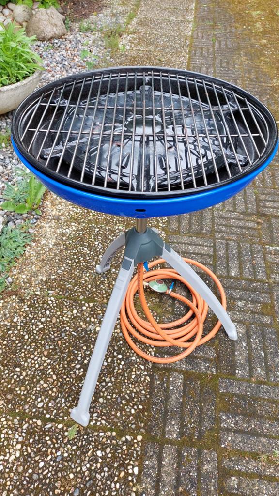 Gasbarbecue en skottelbraai, Ophalen, Gebruikt
