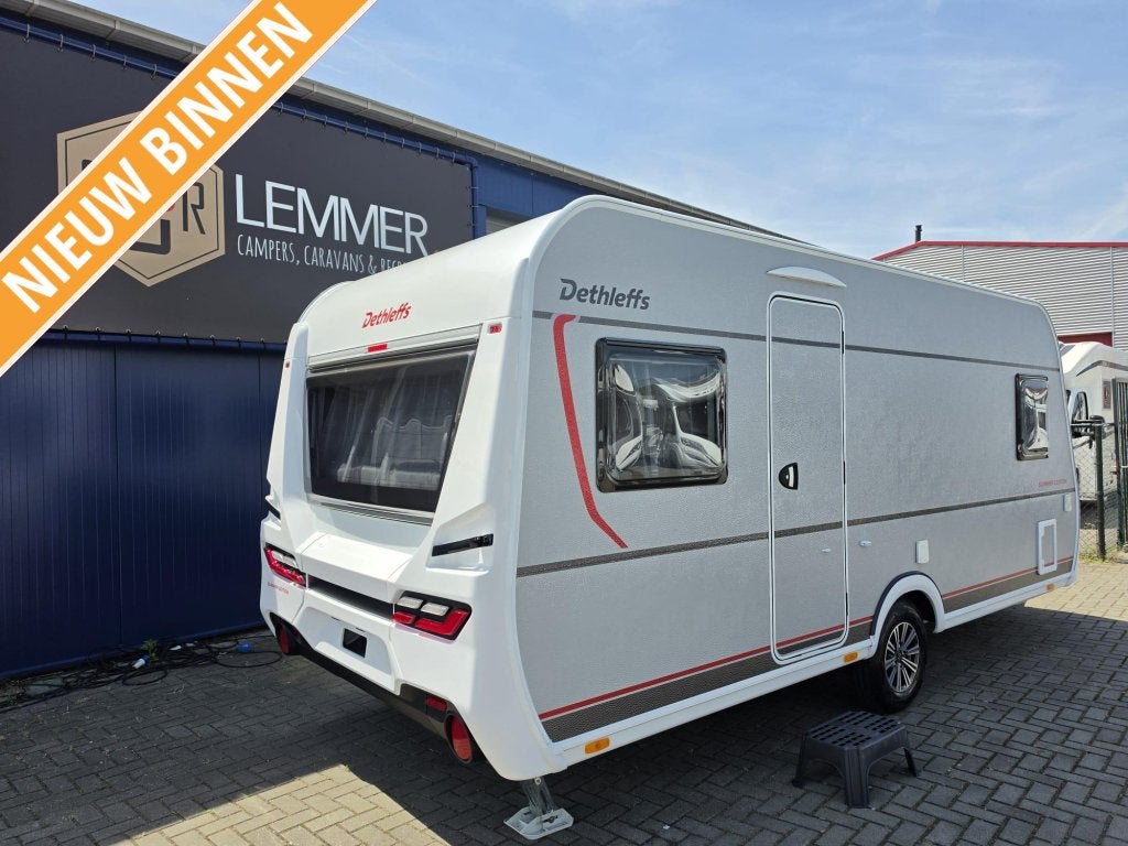 Dethleffs Summer Edition 470 FR Rondzit, Frans bed, Rondzit, Bedrijf, Dethleffs, 5 tot 6 meter