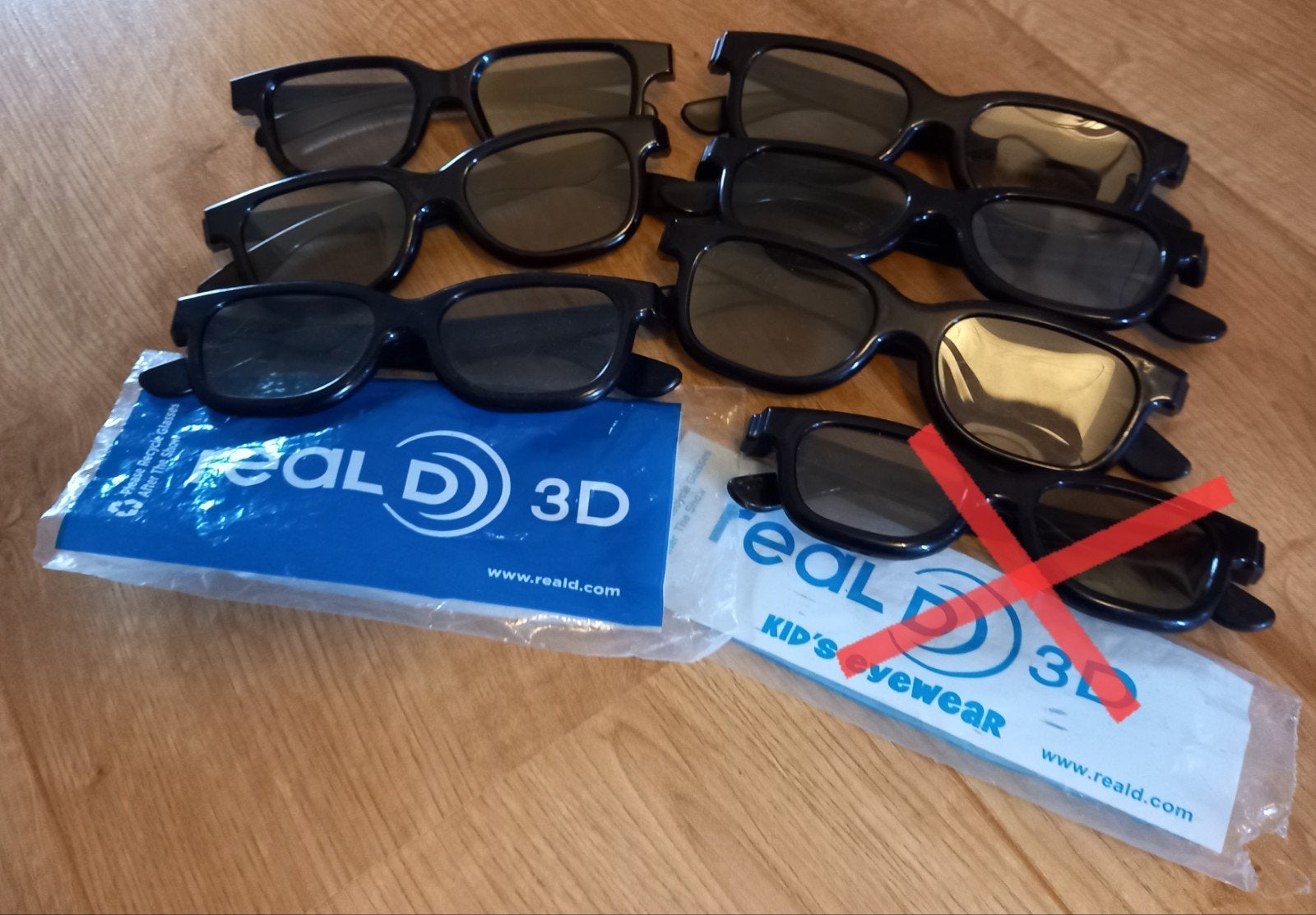 3D bioscoopbrillen, Ophalen of Verzenden, Zo goed als nieuw