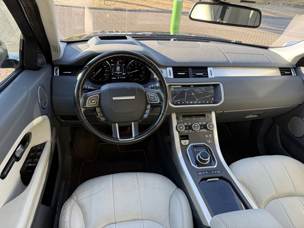 Land Rover Range Rover Evoque 2.0 Si4 HSE pano camera leder, Auto's, Automaat, Euro 6, 4 cilinders, Blauw