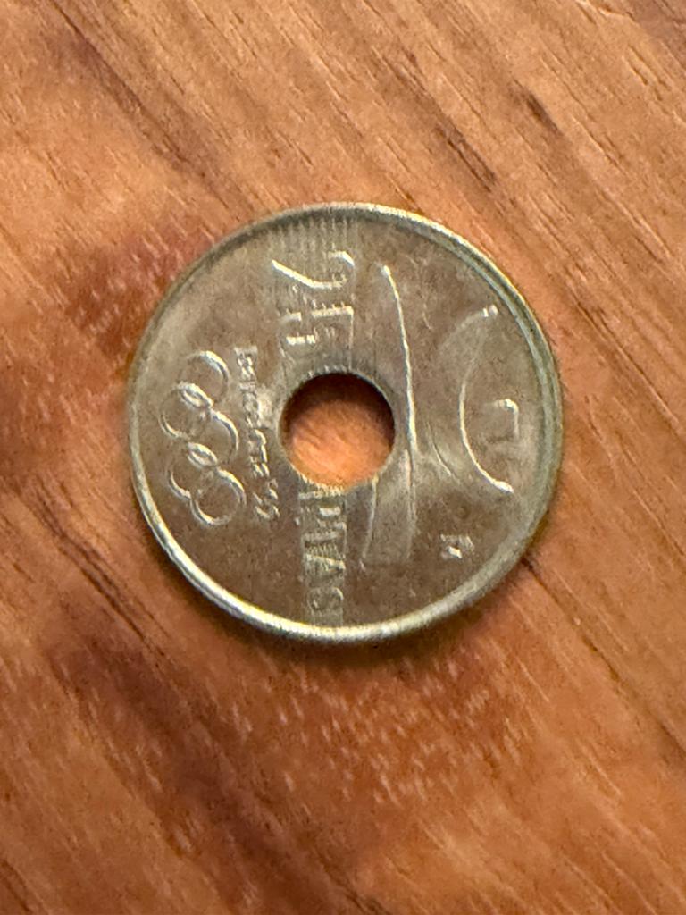 25 pesetas olympische spelen 1991 spanje, Postzegels en Munten, Munten | Europa | Euromunten, Ophalen of Verzenden, Spanje, 2 euro