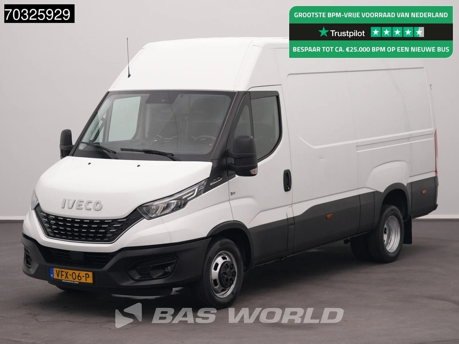 Iveco Daily 35C18 3.0L Automaat Dubbellucht L2H2 3,5t Trekha, Auto's, Bestelauto's, Automaat, Stof, Gebruikt, Euro 6