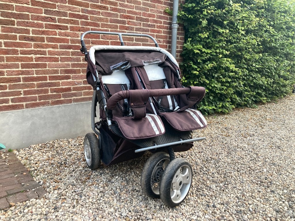 Duo- Kinderwagen, Ophalen, Gebruikt