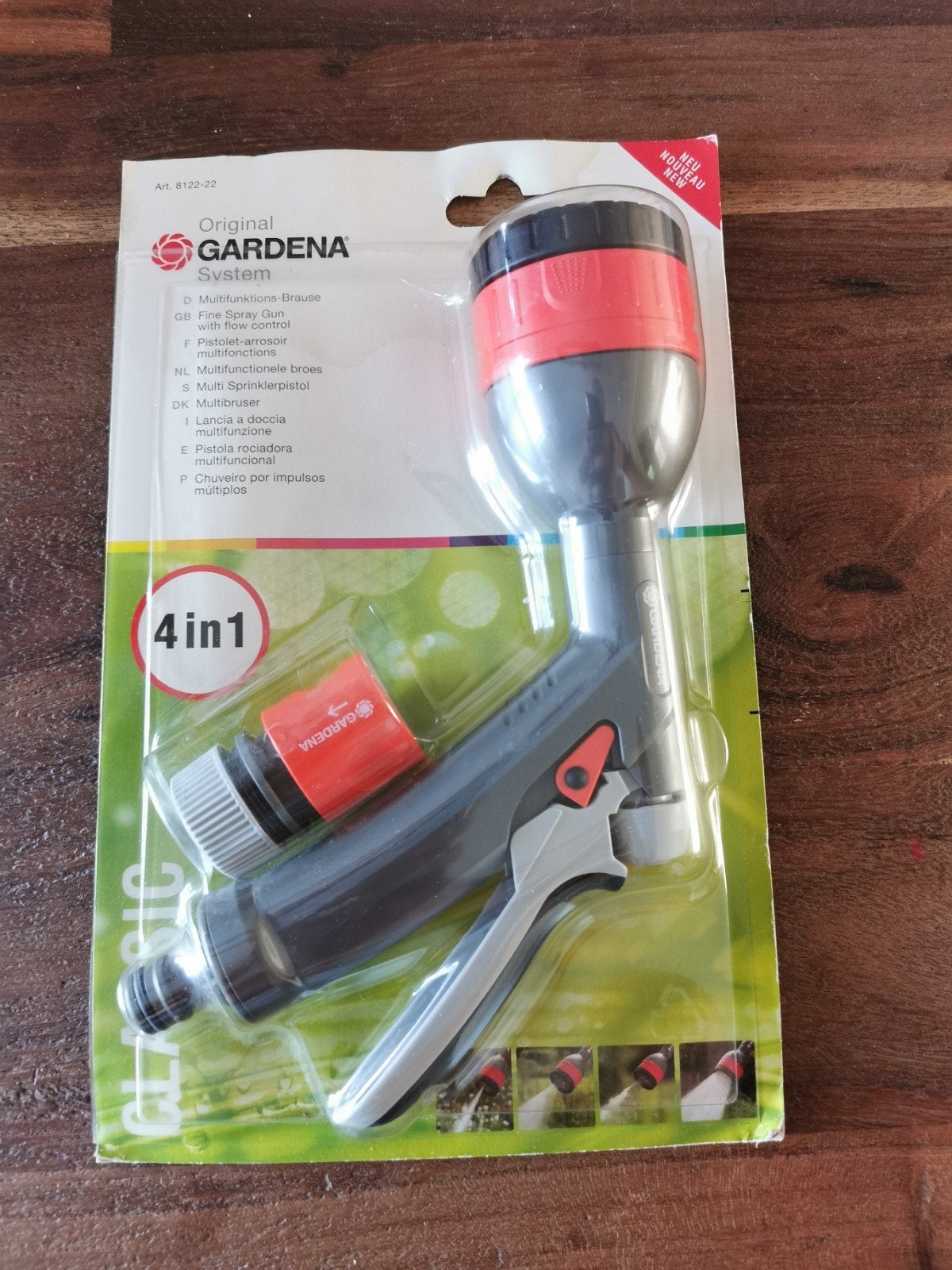 Gardena spuitpistool 4-in-1 - Nieuw in verpakking, Ophalen, Nieuw, Handsproeier
