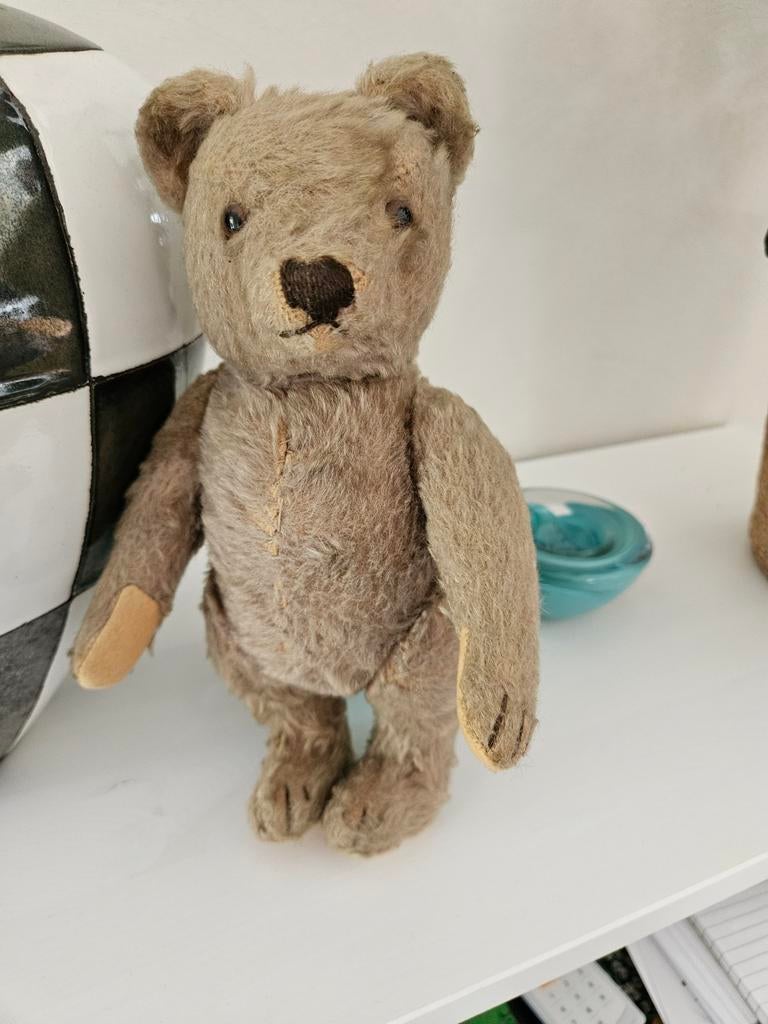 Steiff Beer oud jaren 50, Verzamelen, Beren en Cherished Teddies, Gebruikt, Stoffen beer, Steiff, Ophalen of Verzenden