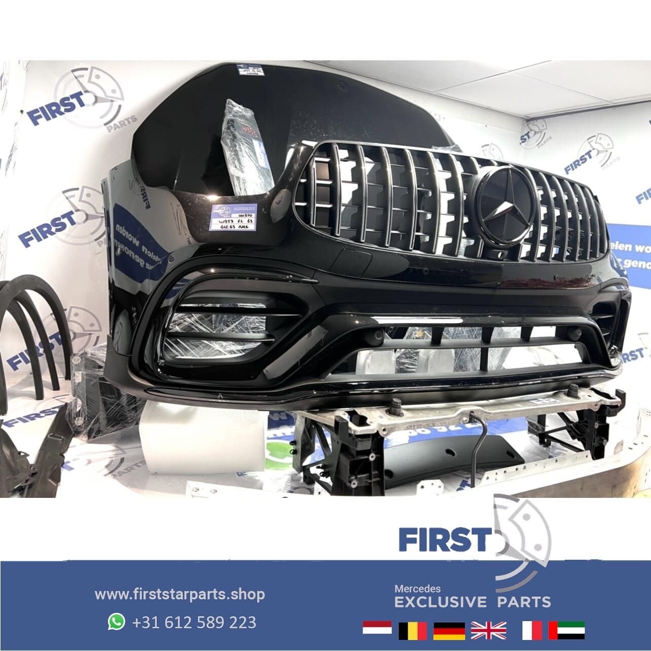 Mercedes GLC 63 AMG KLASSE VOORKOP X253 C253 GLC63 AMG FACEL, Gebruikt, -, Voor, Ophalen of Verzenden