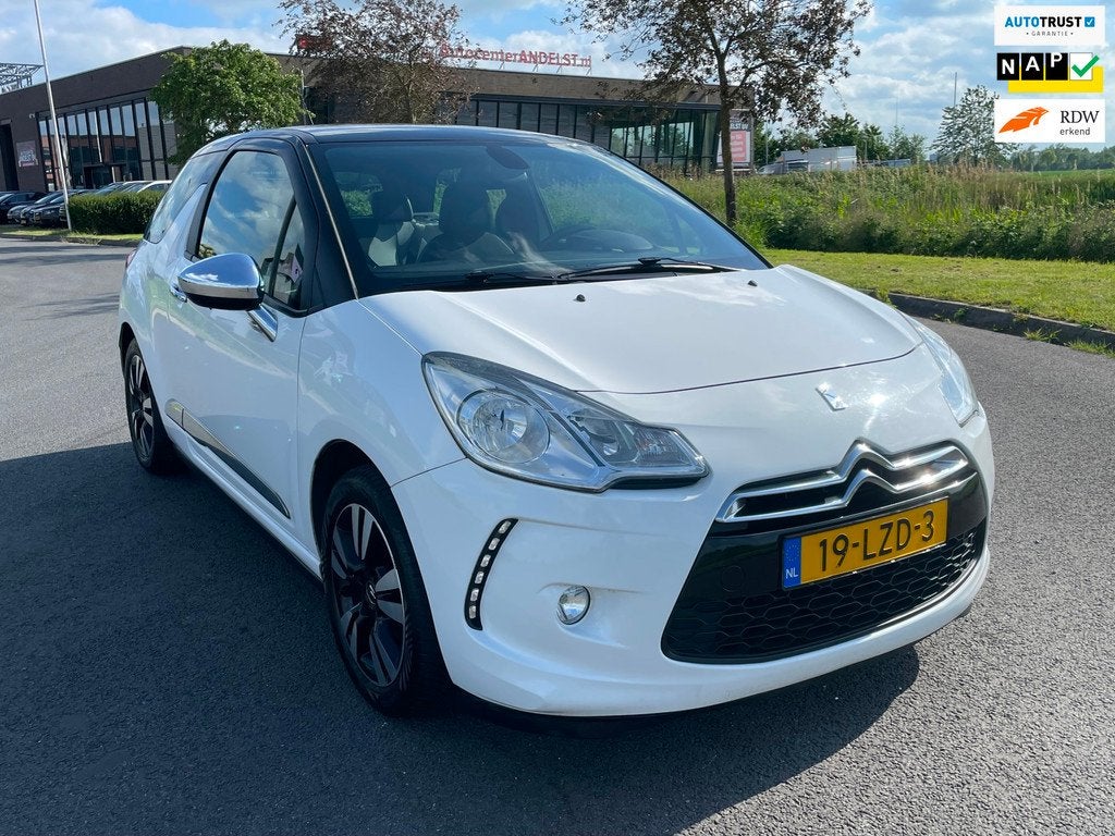 Citroen DS3 1.4 Chic, 3drs, Two-Tone, Cruise/Climate control, Auto's, Citroën, Voorwielaandrijving, Euro 5, Stof, Zwart