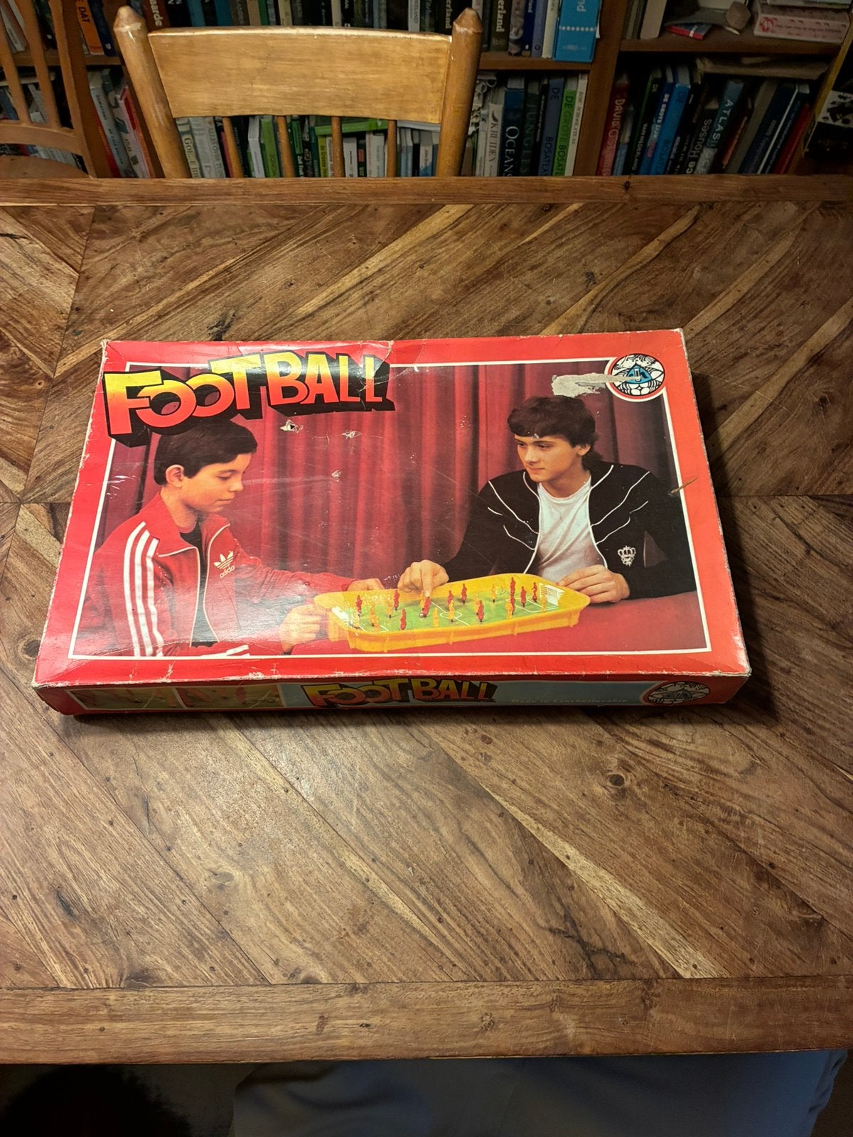 Vintage chemoplast voetbal Football spel jaren 80, Gebruikt, Chemoplast, Ophalen of Verzenden