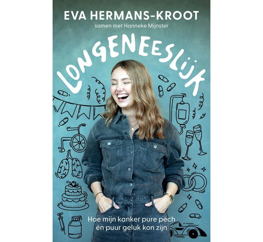 Longeneeslijk boek van Eva Hermans, Boeken, Biografieën, Ophalen of Verzenden, Zo goed als nieuw, Eva Hermans-Kroot, Overige