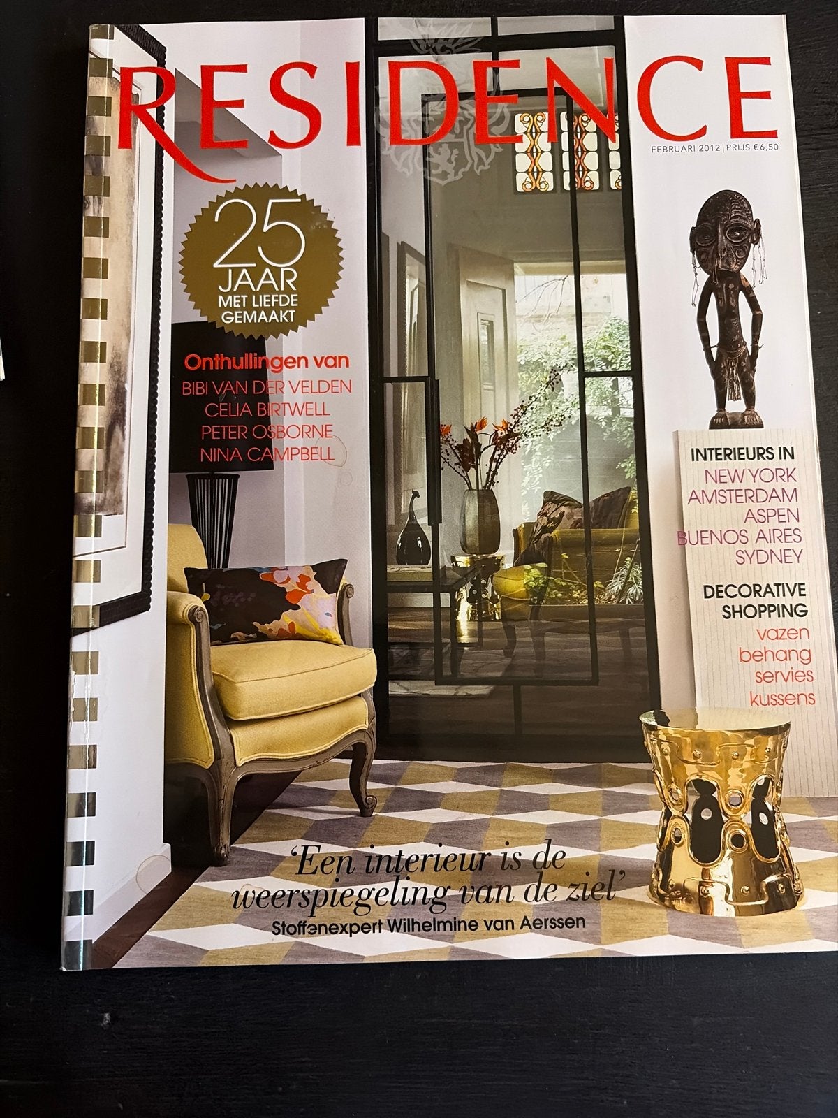 Residence Magazine Februari 2012 - Interieur & Design, Ophalen of Verzenden, Zo goed als nieuw, Overige typen