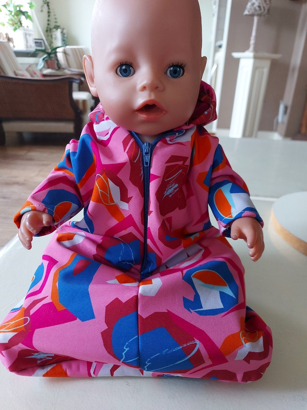 warme softshel slaapzak baby born pop 43cm, Ophalen of Verzenden, Nieuw, Babypop