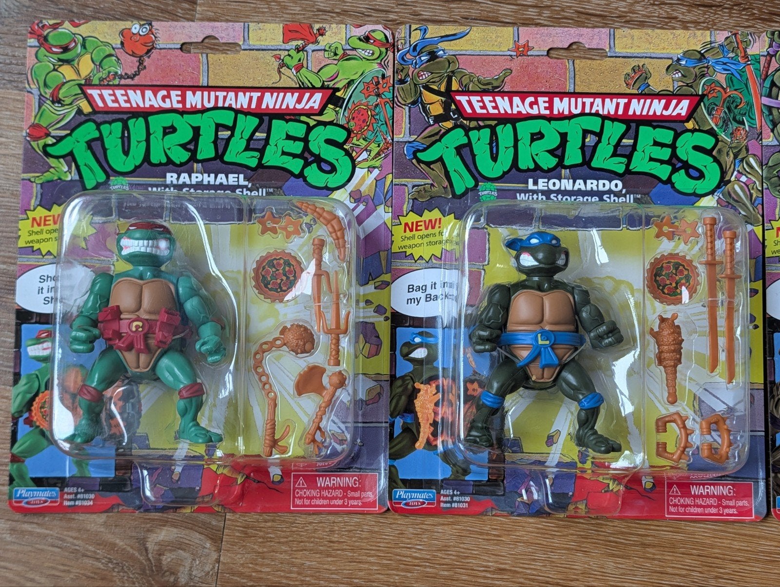 TMNT Storage Shell Turtles Reissues - Set van 4 Nieuw, Ophalen of Verzenden, Nieuw