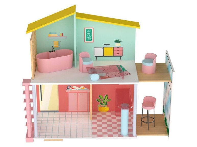 Mooi houten Fashion Doll poppenhuis Nieuw in verpakking, Kinderen en Baby's, Speelgoed | Poppenhuizen, Ophalen of Verzenden, Nieuw
