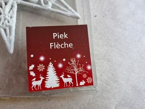 Witte ster piek h, Diversen, Kerst, Evora, Onbekend, Nieuw, Ophalen of Verzenden