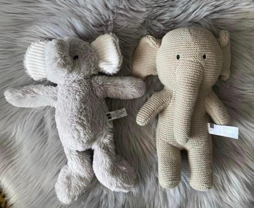 HEMA olifanten knuffels, Verzenden, Zo goed als nieuw, Overige typen, Hema