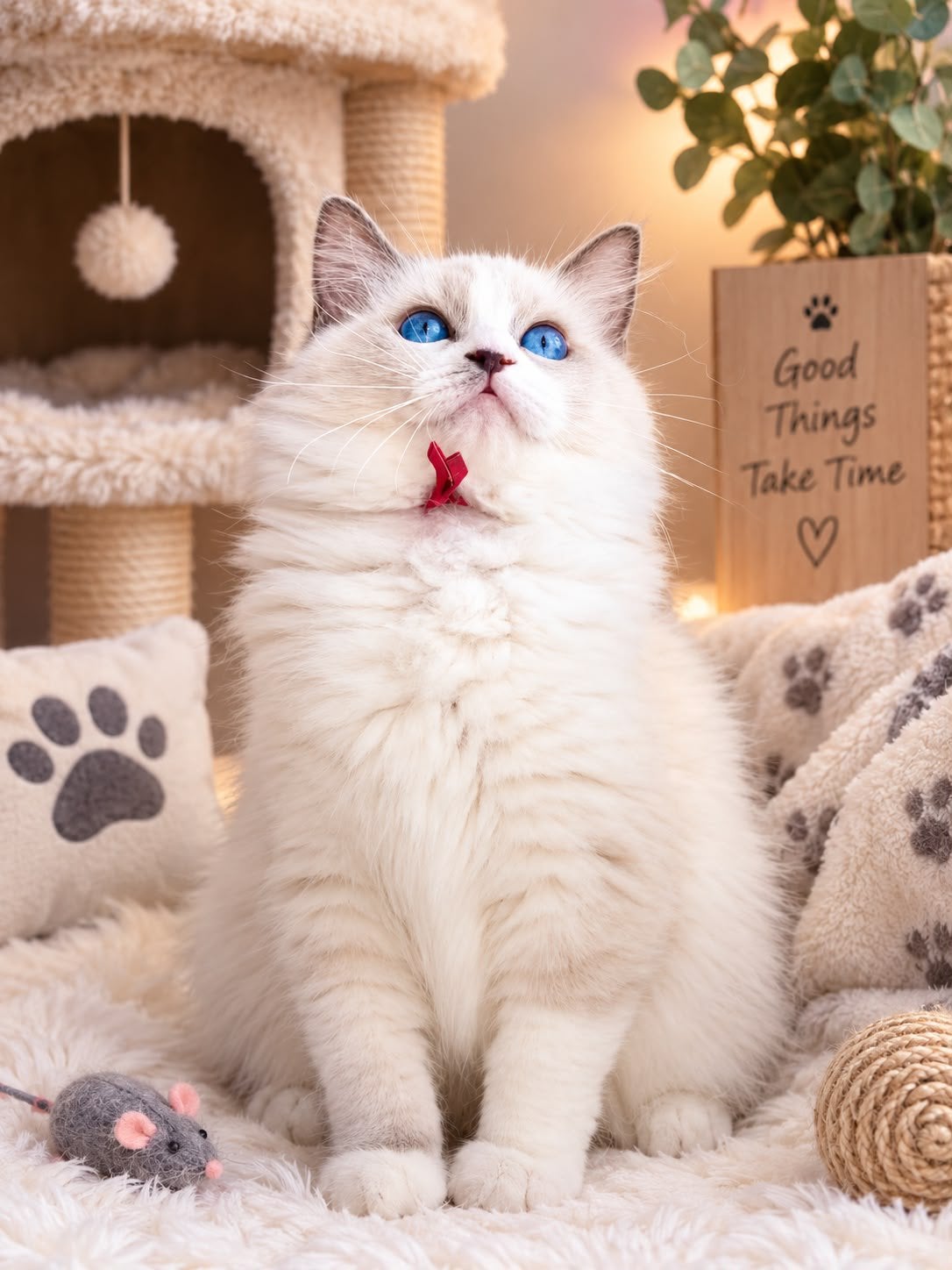 Ragdoll poes Betty 💖 (met stamboom fok), Poes, Met stamboom, 0 tot 2 jaar