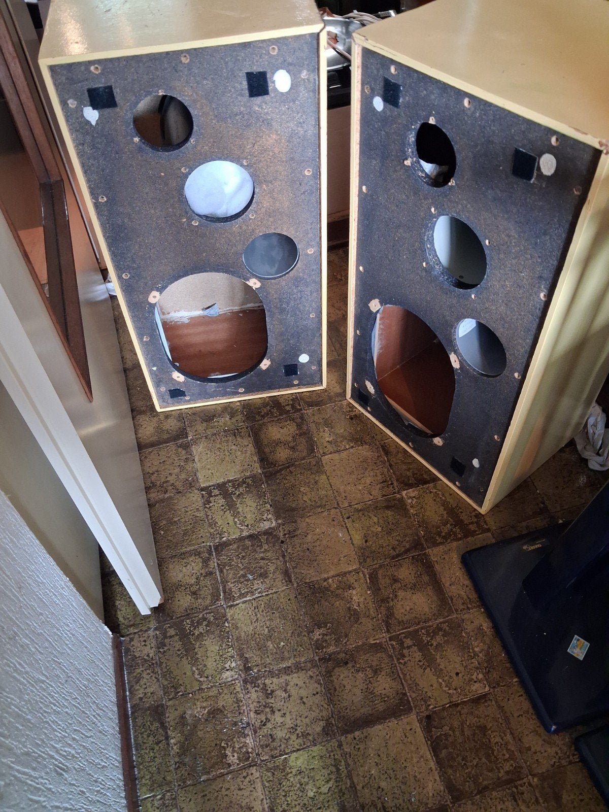 Kef kit 3, Ophalen of Verzenden, 120 watt of meer, Front, Rear of Stereo speakers, Overige merken