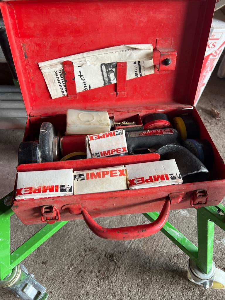 Pistool Impex Spijkerpistool in Koffer, Ophalen, Gebruikt