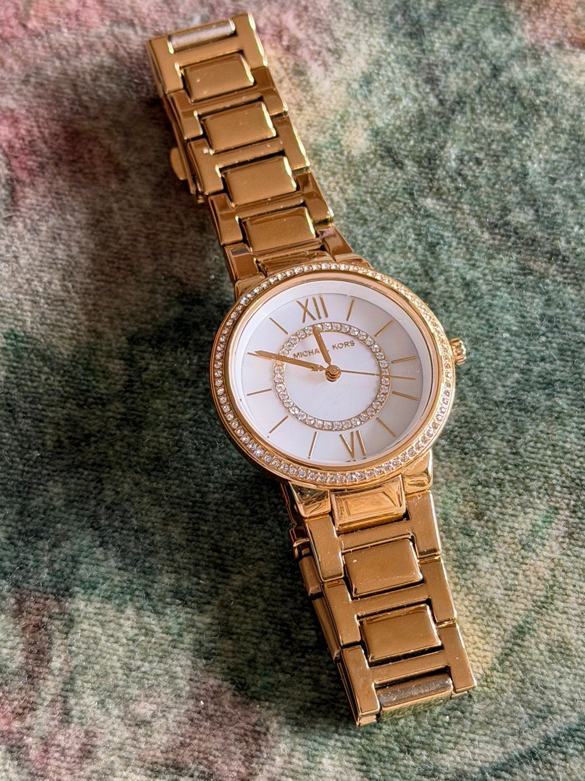 Michael Kors dames horloge MK3960, Ophalen, Zo goed als nieuw, Staal, Overige merken