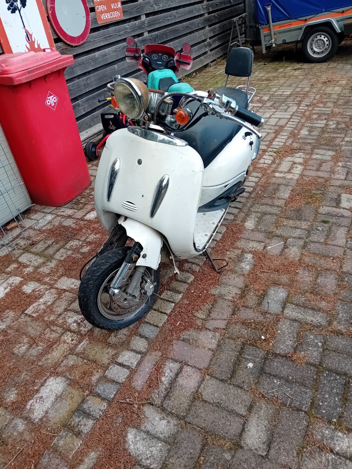 Scooter voor onderdelen, Ophalen, Gebruikt, Benzine, Peugeot