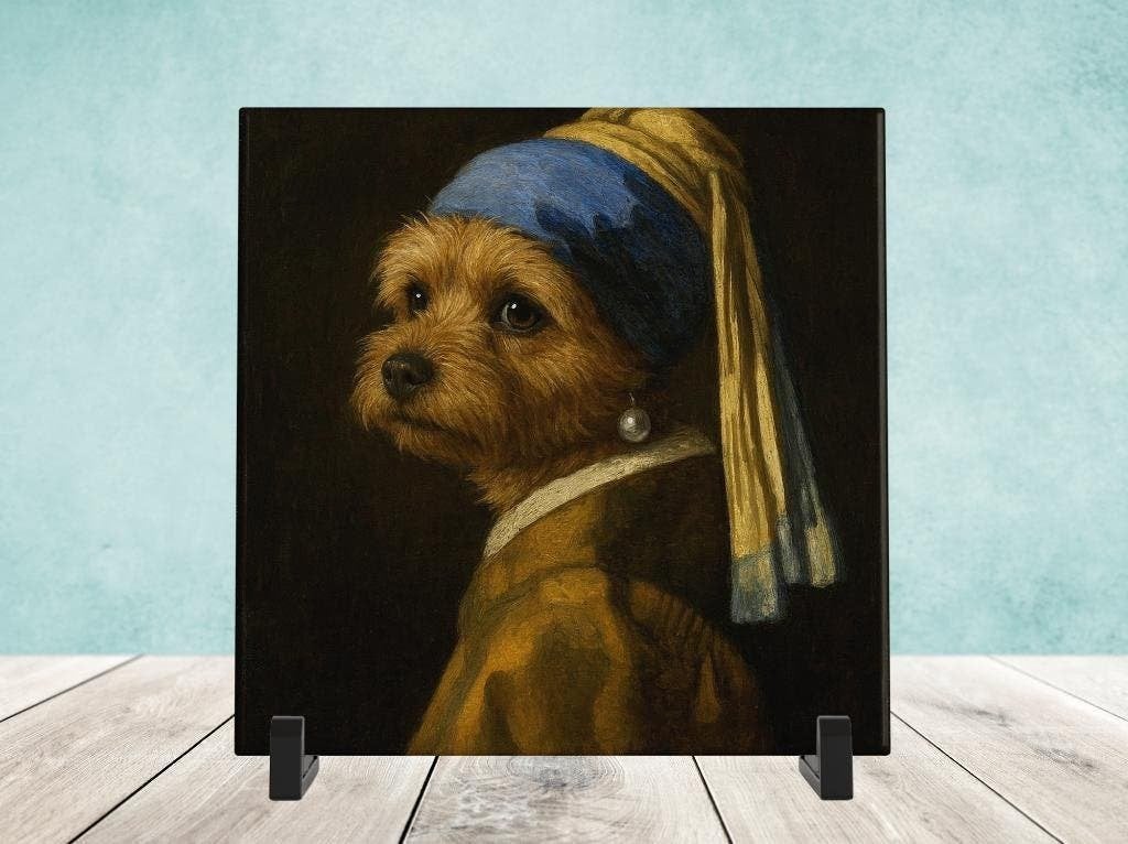 Het Meisje met de Parel - Norfolk Terrier, Verzenden, Nieuw