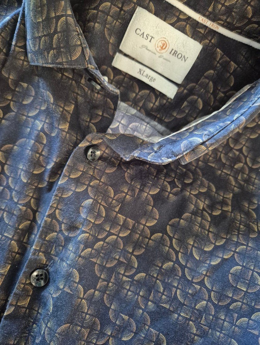 Cast iron overhemd blouse maat L, Meerkleurig, ., Ophalen of Verzenden, Zo goed als nieuw
