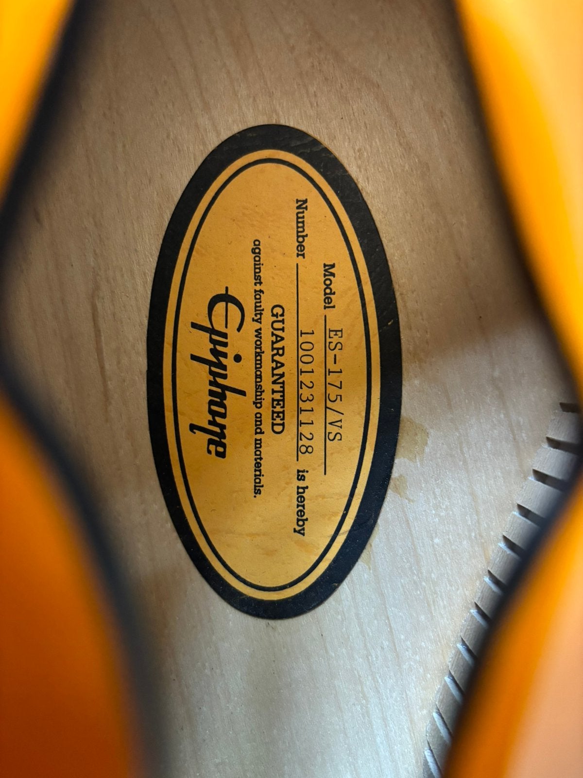 Epiphone ES 175, Muziek en Instrumenten, Snaarinstrumenten | Gitaren | Elektrisch, Ophalen, Zo goed als nieuw, Hollow body, Epiphone