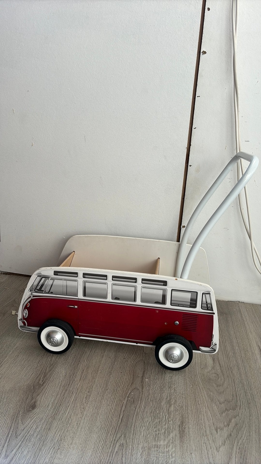 Loopwagen volkswagen, Ophalen