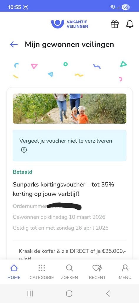Voucher voor tot 35% korting Sunparks park, Tickets en Kaartjes, Kortingen en Cadeaubonnen, Overige typen