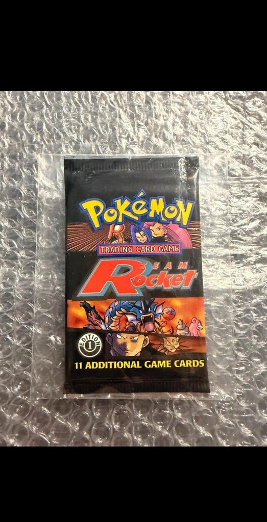 22 gram Team Rocket Booster Pack 1st Edition, Ophalen of Verzenden, Nieuw, Booster