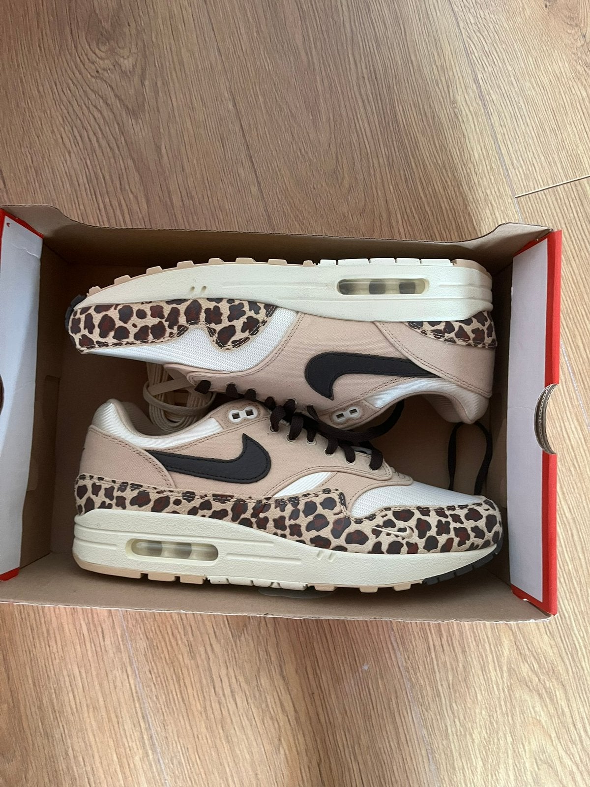 Air max 1 leopard, Ophalen of Verzenden, Zo goed als nieuw, Overige kleuren