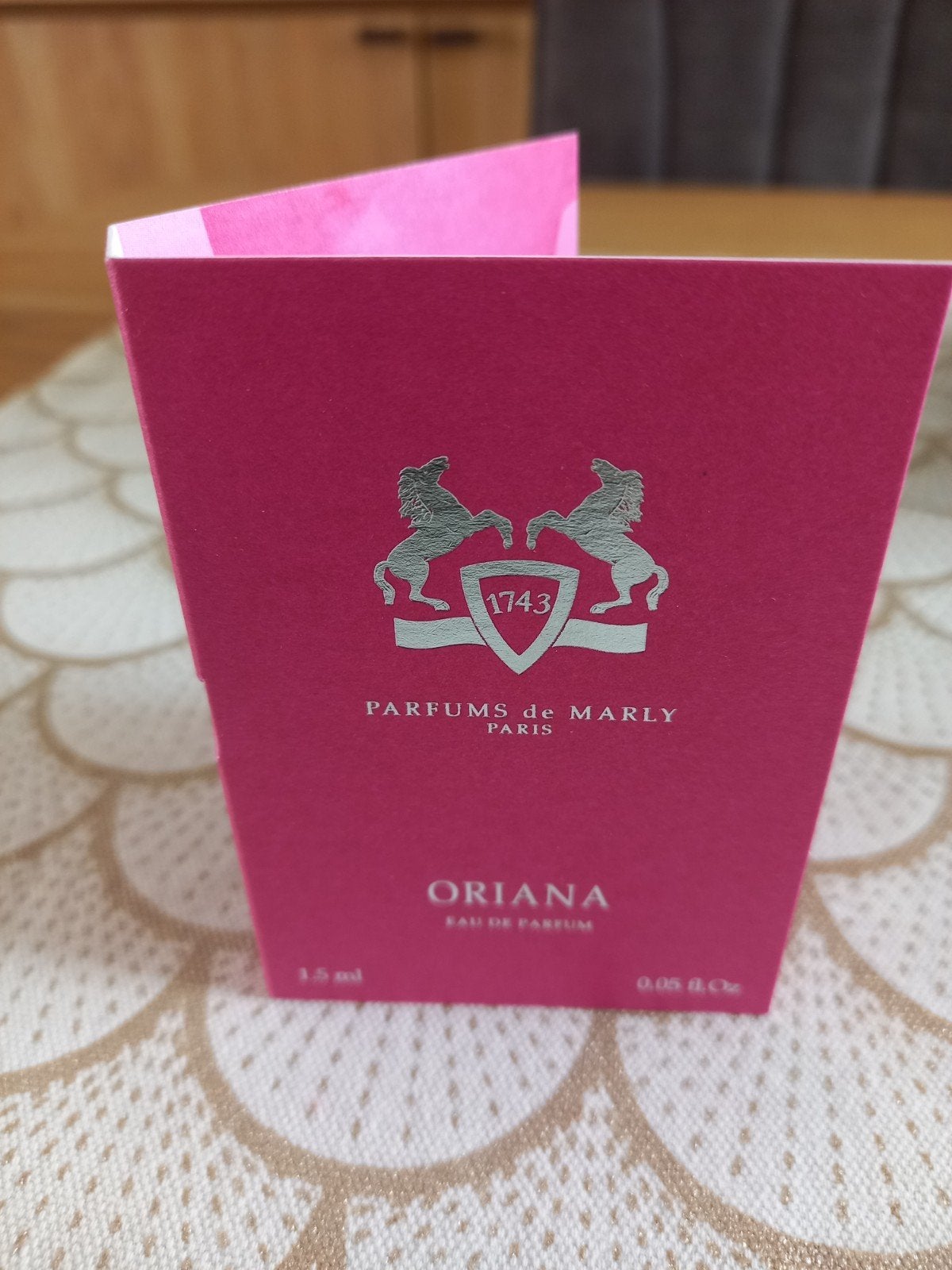 Proefje  Oriana Parfums de Marly, Sieraden, Tassen en Uiterlijk, Ophalen of Verzenden, Nieuw