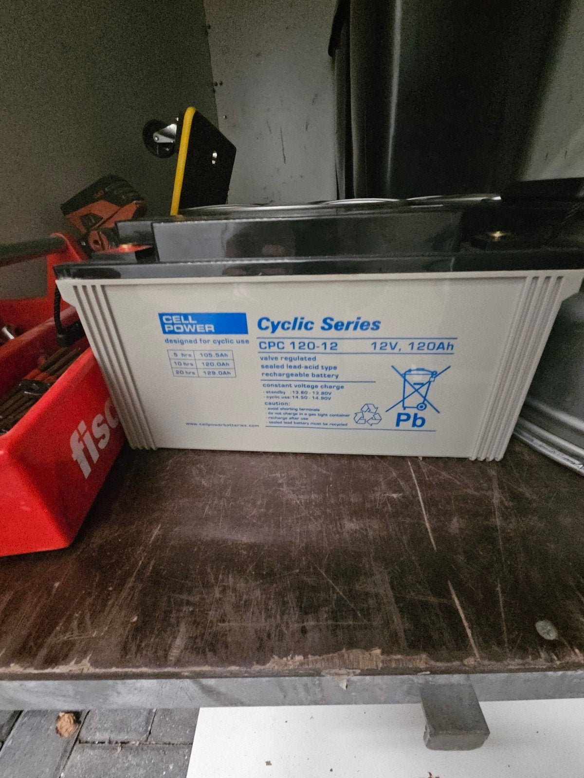 Cell Power Cyclic Series CPC 120-12 12V 120Ah accu, Ophalen of Verzenden