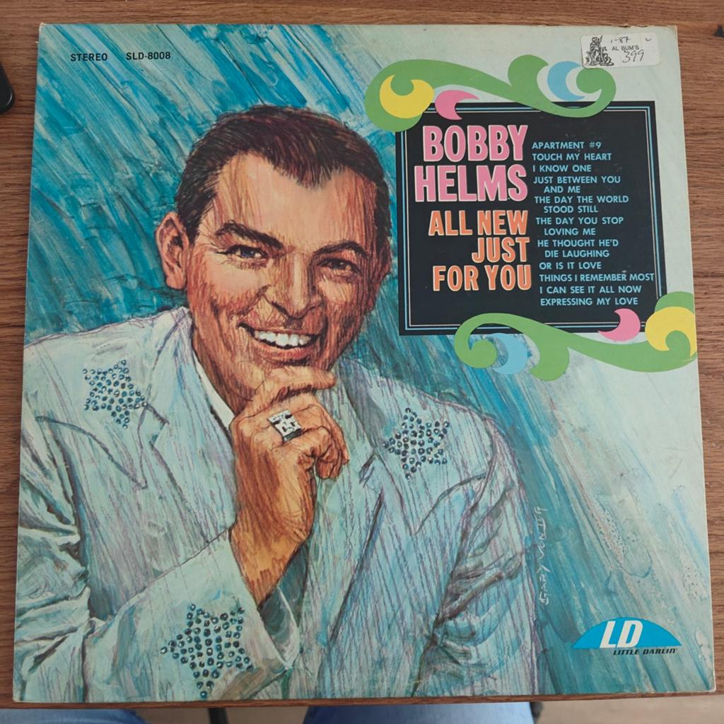 Bobby Helms - All New - Just For You (Gesigneerd), Ophalen of Verzenden, 1960 - 1969, Gebruikt, 12 inch