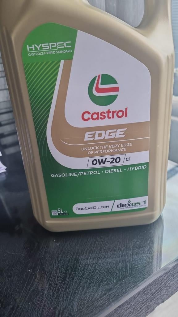 Castrol Edge 0W-20 C5 Motorolie 5 Liter, Ophalen of Verzenden, Nieuw, Universele onderdelen