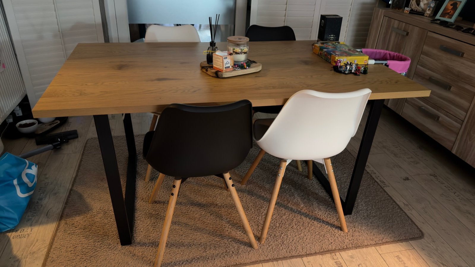 Eettafel zgan zonder stoelen te koop!, Huis en Inrichting, Ophalen, Zo goed als nieuw, Rechthoekig, 50 tot 100 cm