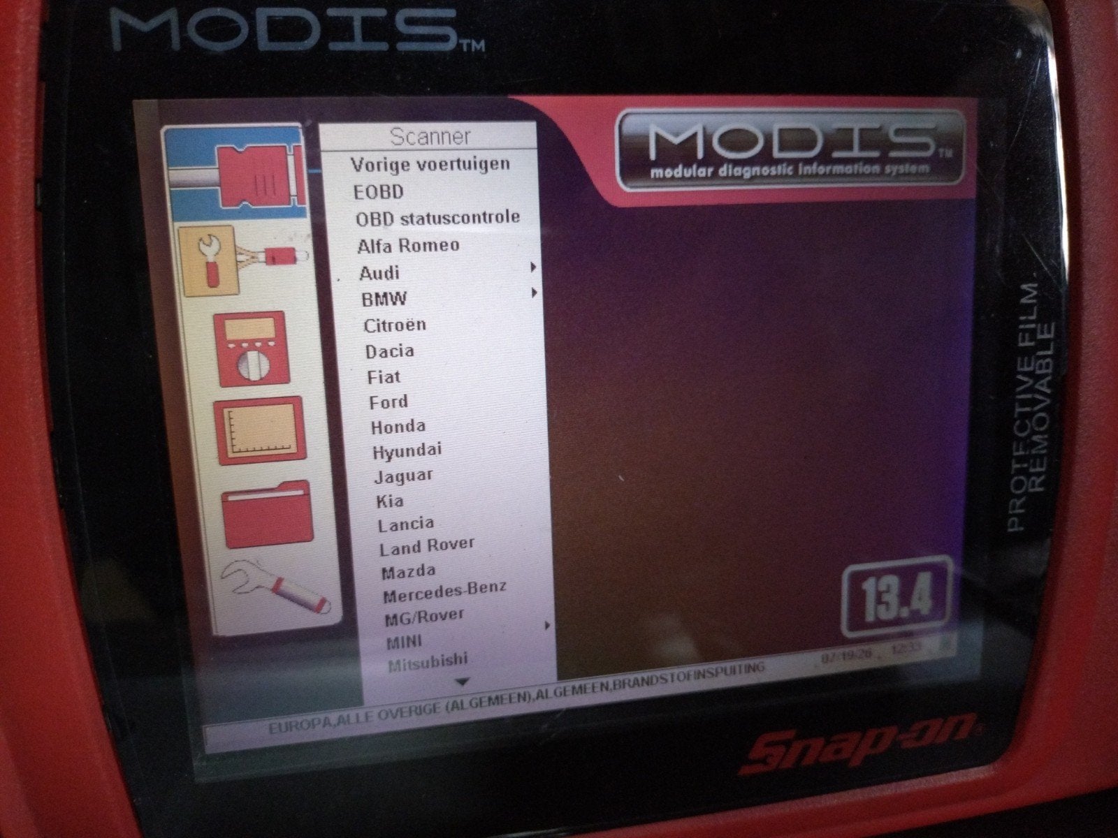 Snap-on Modis Diagnosetool/ 4 kanaals Oscilloscoop, Auto diversen, Autogereedschap, Ophalen of Verzenden, Gebruikt