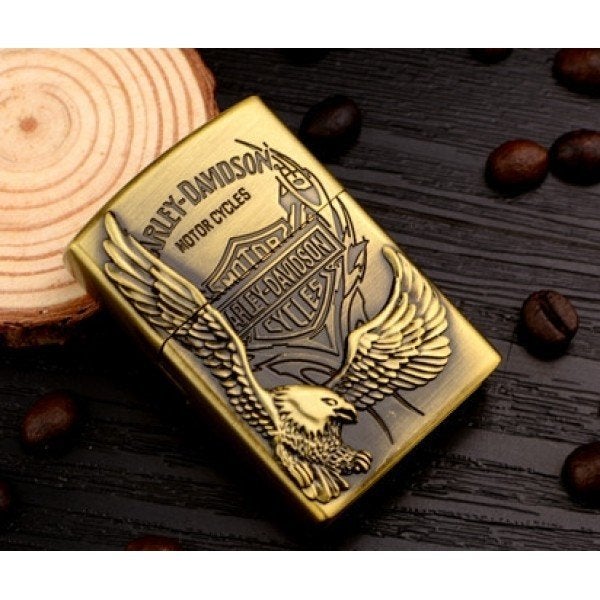 Harley Zippo Butaan Gasaansteker, Copper, B&S Great Eagle, Verzamelen, Ophalen of Verzenden, Nieuw, Aansteker