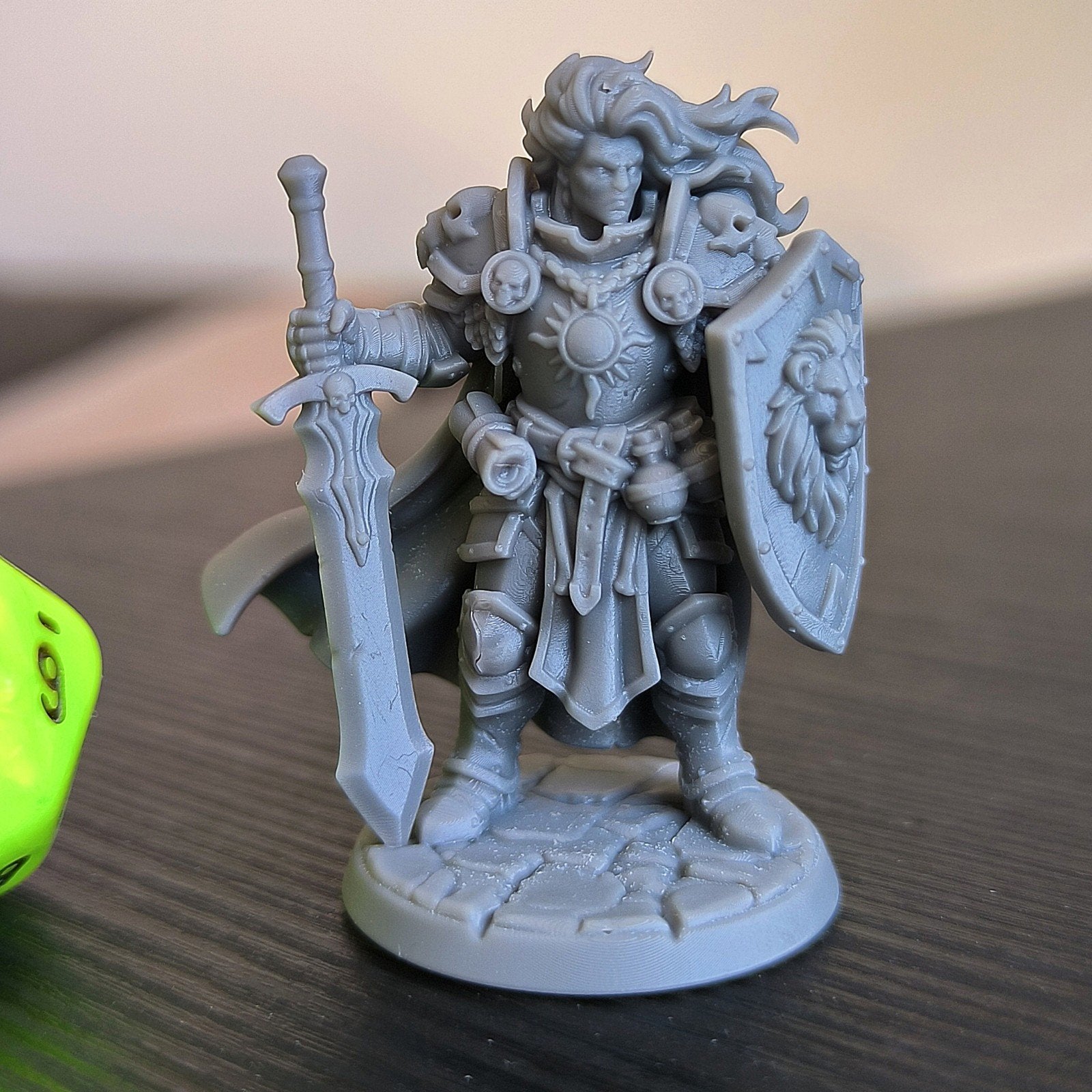 Paladin woman Miniature D&D HQ dungeon's and dragons, Ophalen of Verzenden, Overige soorten